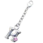 Yahoo! Yahoo!ショッピング(ヤフー ショッピング)H イニシャル 10月誕生石ピンクトルマリンチャームトップ ホルダーCanCam掲載 オーダー