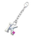 Yahoo! Yahoo!ショッピング(ヤフー ショッピング)K イニシャル 7月誕生石ルビーチャームトップ ホルダーCanCam掲載 オーダー