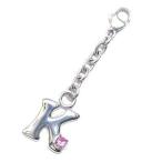 Yahoo! Yahoo!ショッピング(ヤフー ショッピング)K イニシャル 10月誕生石ピンクトルマリンチャームトップ ホルダーCanCam掲載 オーダー