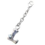 Yahoo! Yahoo!ショッピング(ヤフー ショッピング)L イニシャル 3月誕生石アクアマリンチャームトップ ホルダーCanCam掲載 オーダー