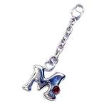 Yahoo! Yahoo!ショッピング(ヤフー ショッピング)M イニシャル 1月誕生石ガーネットチャームトップ ホルダーCanCam掲載 オーダー