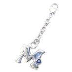 Yahoo! Yahoo!ショッピング(ヤフー ショッピング)サファイア チャーム M イニシャル 9月誕生石サファイアチャームトップ ホルダーCanCam掲載 オーダー