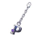 Yahoo! Yahoo!ショッピング(ヤフー ショッピング)P イニシャル 2月誕生石 アメジストチャームトップ ホルダーCanCam掲載 オーダー