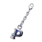 Yahoo! Yahoo!ショッピング(ヤフー ショッピング)P イニシャル 3月誕生石アクアマリンチャームトップ ホルダーCanCam掲載 オーダー