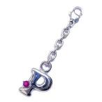 Yahoo! Yahoo!ショッピング(ヤフー ショッピング)P イニシャル 7月誕生石ルビーチャームトップ ホルダーCanCam掲載 オーダー