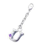 Yahoo! Yahoo!ショッピング(ヤフー ショッピング)U イニシャル 2月誕生石 アメジストチャームトップ ホルダーCanCam掲載 オーダー