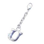 Yahoo! Yahoo!ショッピング(ヤフー ショッピング)U イニシャル 3月誕生石アクアマリンチャームトップ ホルダーCanCam掲載 オーダー