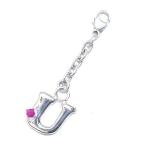 Yahoo! Yahoo!ショッピング(ヤフー ショッピング)U イニシャル 7月誕生石ルビーチャームトップ ホルダーCanCam掲載 オーダー