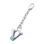 Yahoo! Yahoo!ショッピング(ヤフー ショッピング)V イニシャル 5月誕生石エメラルドチャームトップ ホルダーCanCam掲載 オーダー