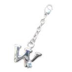 Yahoo! Yahoo!ショッピング(ヤフー ショッピング)W イニシャル 3月誕生石アクアマリンチャームトップ ホルダーCanCam掲載 オーダー