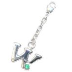 Yahoo! Yahoo!ショッピング(ヤフー ショッピング)W イニシャル 5月誕生石エメラルドチャームトップ ホルダーCanCam掲載 オーダー