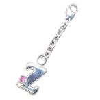 Yahoo! Yahoo!ショッピング(ヤフー ショッピング)Z イニシャル 10月誕生石ピンクトルマリンチャームトップ ホルダーCanCam掲載 オーダー