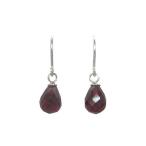 Yahoo! Yahoo!ショッピング(ヤフー ショッピング)（ 1月誕生石 ） K14ホワイトゴールド ガーネットピアス オーダー