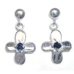 Yahoo! Yahoo!ショッピング(ヤフー ショッピング)サファイア ピアス ピアス サファイア 9月誕生石 サファイア ピアス 花 レディース アクセサリー オーダー