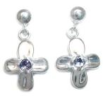 Yahoo! Yahoo!ショッピング(ヤフー ショッピング)ピアス 12月誕生石タンザナイトピアス 花 レディース アクセサリー オーダー