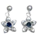 Yahoo! Yahoo!ショッピング(ヤフー ショッピング)サファイア ピアス ピアス サファイア 9月誕生石 サファイア ピアス 花 レディース アクセサリー オーダー