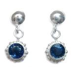 Yahoo! Yahoo!ショッピング(ヤフー ショッピング)サファイア ピアス ピアス サファイア 9月誕生石 サファイア ピアス レディース アクセサリー 一粒ピアス オーダー