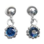 Yahoo! Yahoo!ショッピング(ヤフー ショッピング)サファイア ピアス ピアス サファイア 9月誕生石 サファイア ピアス レディース アクセサリー 一粒ピアス オーダー