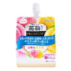 たらみ おいしい蒟蒻ゼリー PREMIUM+ 白桃＆黄金桃 150g×6個