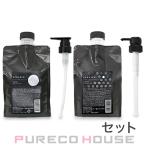 ハホニコ ケラテックス ファイバーシャンプー(レフィル) 1000ml《ポンプ付》+ トリートメント(レフィル) 1000g《ポンプ付》【セット】【メール便は使えません】