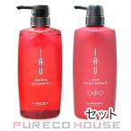 ルベル イオ (IAU) クレンジング リラックスメント(シャンプー)600ml+クリーム シルキーリペア（ヘアトリートメント）600ml【セット】【メール便は使えません】