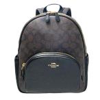 ショッピングcoach コーチ バッグ レディース COACH リュック サック シグネチャー コート バック パック 5671 IMAA8 ブラウン×ブラック 送料無料