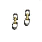 Yahoo! Yahoo!ショッピング(ヤフー ショッピング)国内発送 コーチ アクセサリー レディース COACH ピアス 小物 リンク シグネチャー スタッド ピアス 5994 LJ9 シルバー×ゴールド 送料無料