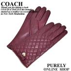 Yahoo! Yahoo!ショッピング(ヤフー ショッピング)国内発送 送料無料 コーチ COACH 全品ポイント2倍 レザー キルティング グローブ ボウ シルバーハート 手袋 83722-SVBNF シェリー