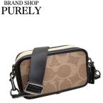 ショッピングコーチ バッグ 国内発送 コーチ バッグ メンズ COACH ショルダーバッグ ブロックド シグネチャー ワイアット クロスボディ CAB80 QBQ61 サンド×タン