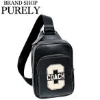 国内発送 コーチ バッグ メンズ COACH ショルダーバッグ ヴァーシティ モチーフ レーサー スリングパック CAJ39 QBL77 ブラック×チョーク
