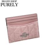 ショッピングカーネーション 国内発送 コーチ カードケース レディース COACH パスケース スリム ID カード ケース CBR13 SVY2V バレリーナ×カーネーション