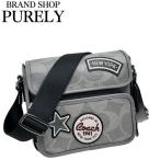 ショッピングコーチ 国内発送 コーチ バッグ メンズ COACH ショルダーバッグ マキシ シグネチャー パッチ サリバン フラップ クロスボディ バッグ CCG29 QBGRM グレーマルチ