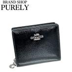 国内発送 コーチ 財布 レディース COACH 折り財布 パテント レザー スナップ ウォレット CCL79 SV/BK ブラック