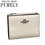 ショッピングコーチ 財布 国内発送 コーチ 財布 レディース COACH 折り財布 ぺブル レザー バイフォールド ウォレット CM315 SV/HA チョーク