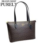 国内発送 コーチ バッグ レディース COACH トートバッグ シグネチャー ギャラリー トート バッグ CW381 IMXAQ ウォルナット×ブラック