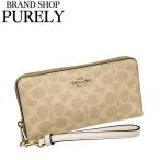ショッピングコーチ 財布 国内発送 コーチ 財布 レディース COACH 長財布 シグネチャー ロング ジップ アラウンド ウォレット CW778 IMXDM サンド×チョーク
