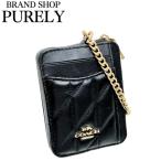 国内発送 コーチ 財布 レディース COACH コインケース レザー キルティング ジップ カード ケース CZ467 IMBLK ブラック