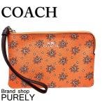 Yahoo! Yahoo!ショッピング(ヤフー ショッピング)国内発送 コーチ ポーチ レディース COACH 小物入れ フォレスト バッド プリント コーナー ジップ リストレット F13315 SV/OU コーラルマルチ 送料無料