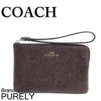 Yahoo! Yahoo!ショッピング(ヤフー ショッピング)国内発送 コーチ COACH ポーチ レディース 小物入れ クロスグレイン レザー コーナー ジップ リストレット F15154 IML7C オックスブラッド 送料無料