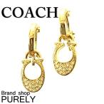 国内発送 コーチ アクセサリー レディース COACH ピアス 小物 シグネチャー ハギー ピアス F29820 GLD ゴールド 送料無料
