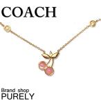 Yahoo! Yahoo!ショッピング(ヤフー ショッピング)国内発送 コーチ アクセサリー レディース COACH ネックレス チェリー ペンダント F33363 RS/PK ローズゴールド×ピンク 送料無料