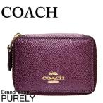 Yahoo! Yahoo!ショッピング(ヤフー ショッピング)国内発送 コーチ COACH レディース ポーチ メタリック トリプル ピル ボックス F37569 IMO2A メタリックラズベリー 送料無料