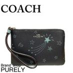 Yahoo! Yahoo!ショッピング(ヤフー ショッピング)国内発送 コーチ ポーチ レディース COACH シューティング スター コーナー ジップ リストレット F39120 SVO3B ネイビークラウドマルチ 送料無料