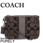 Yahoo! Yahoo!ショッピング(ヤフー ショッピング)国内発送 コーチ ポーチ レディース COACH シグネチャー ストライプ スモール リストレット F49174 SMAMA マホガニー 送料無料