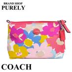 Yahoo! Yahoo!ショッピング(ヤフー ショッピング)国内発送 送料無料 コーチ COACH レディース 全品ポイント2倍 フローラル プリント ミニ コスメ ポーチ 化粧ポーチ 小物入れ 花柄 51376-SV/MC SS