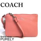 国内発送 コーチ COACH ポーチ 小物入れ クロスグレーン レザー スモール リストレット F52850 SV/PK ピンク 送料無料 爆買