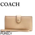 Yahoo! Yahoo!ショッピング(ヤフー ショッピング)国内発送 コーチ COACH ポーチ レディース 小物入れ スマホ ケース クロスグレーン レザー フォン クラッチ F53311 IMNUD ヌード 送料無料