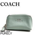 Yahoo! Yahoo!ショッピング(ヤフー ショッピング)国内発送 コーチ COACH ポーチ レディース 小物 クロスグレイン レザー コスメティック ケース F53384 SVELQ シーグラス 送料無料