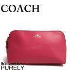 Yahoo! Yahoo!ショッピング(ヤフー ショッピング)国内発送 コーチ COACH ポーチ レディース 小物 クロスグレイン レザー コスメティック ケース F53387 IMDUL ダリア 送料無料