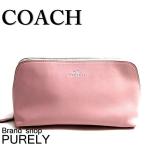 国内発送 コーチ COACH ポーチ レディース 小物 クロスグレイン レザー コスメティック ケース F53387 SV/ET ペタル ピンク 送料無料 爆買